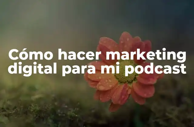 Cómo Hacer Marketing Digital para Mi Podcast