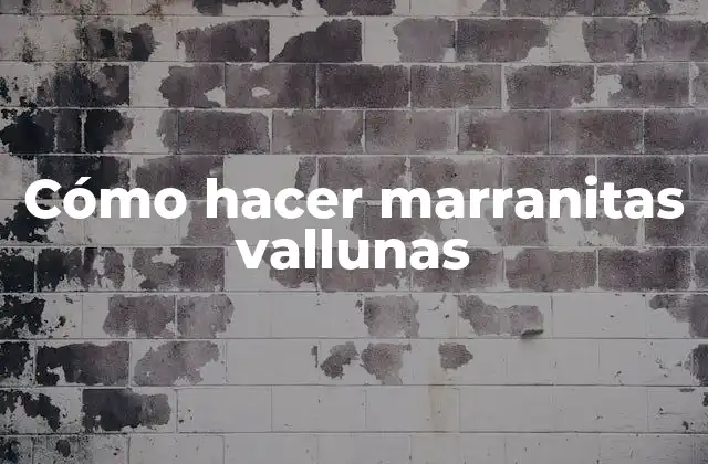 Cómo Hacer Marranitas Vallunas