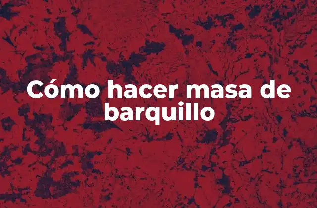 Cómo Hacer Masa de Barquillo