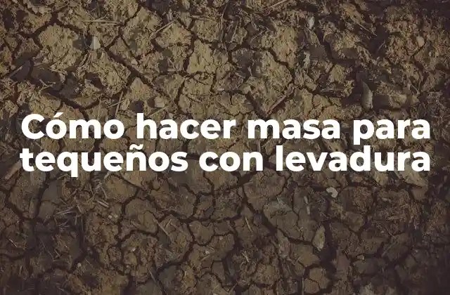 Cómo Hacer Masa para Tequeños con Levadura