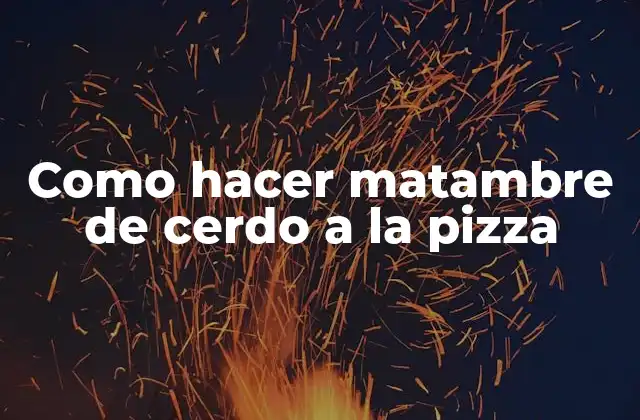Como Hacer Matambre de Cerdo a la Pizza