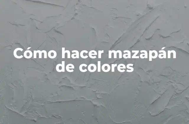 Cómo Hacer Mazapán de Colores 2 ¿Qué es el mazapán de colores?