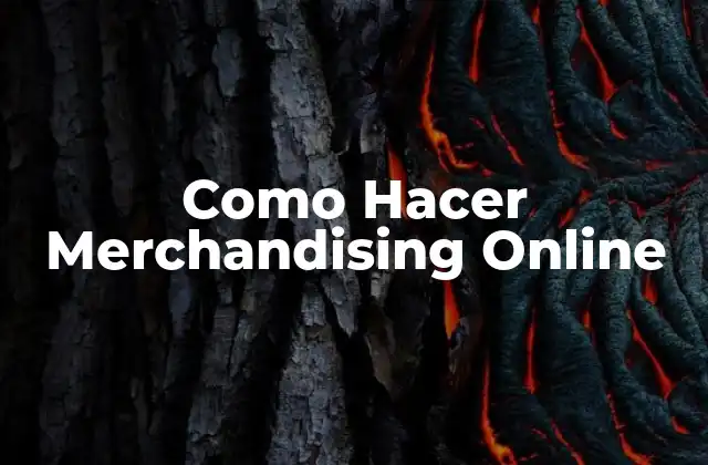 Como Hacer Merchandising Online