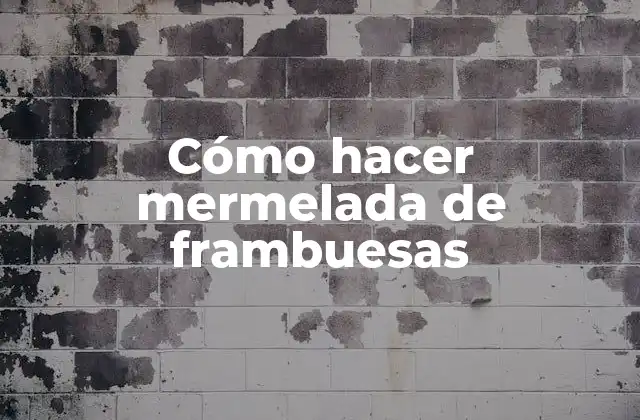Cómo Hacer Mermelada de Frambuesas 2 Cómo hacer mermelada de frambuesas