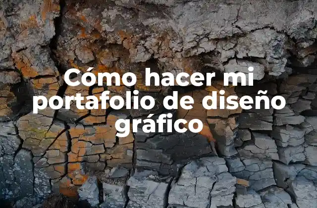 Cómo Hacer Mi Portafolio de Diseño Gráfico