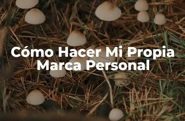 ¿Qué es una Marca Personal y para qué Sirve?