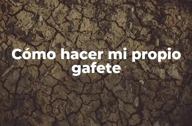 Cómo Hacer Mi Propio Gafete