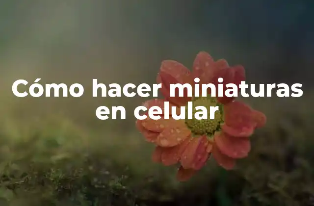 Cómo Hacer Miniaturas en Celular 2 Cómo hacer miniaturas en celular