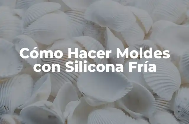 Cómo Hacer Moldes con Silicona Fría