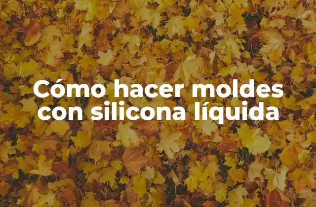 Cómo Hacer Moldes con Silicona Líquida