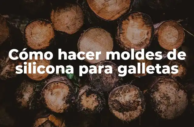 Cómo hacer moldes de silicona para galletas