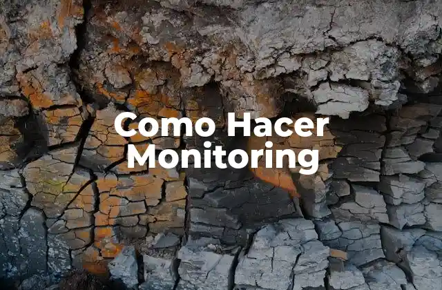 Como Hacer Monitoring