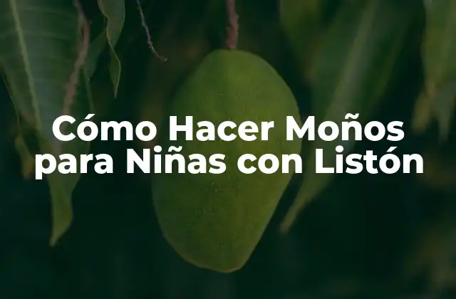 Cómo Hacer Moños para Niñas con Listón