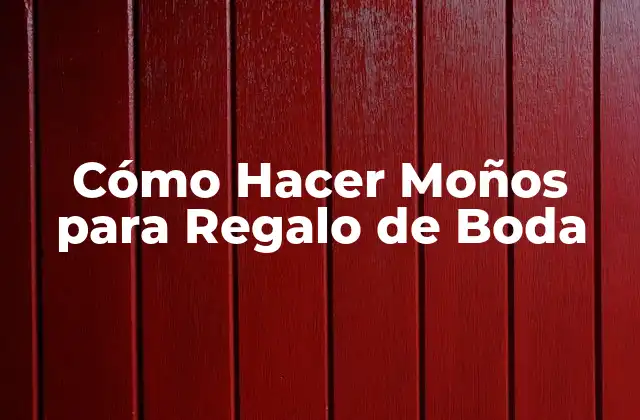 Cómo Hacer Moños para Regalo de Boda