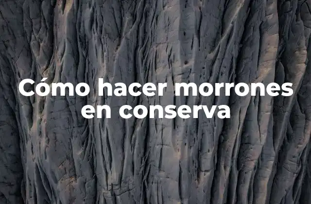 Cómo Hacer Morrones en Conserva