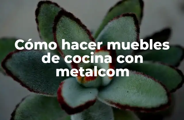 Cómo Hacer Muebles de Cocina con Metalcom 2 Cómo hacer muebles de cocina con metalcom