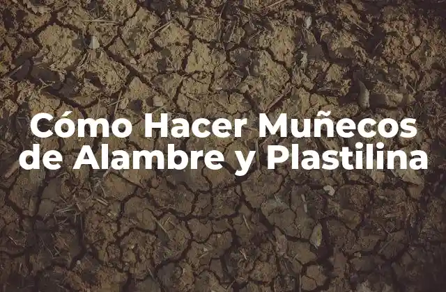Cómo Hacer Muñecos de Alambre y Plastilina