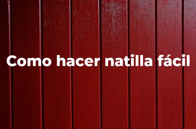 Como Hacer Natilla Fácil 2 ¿Qué es la natilla y para qué se utiliza?
