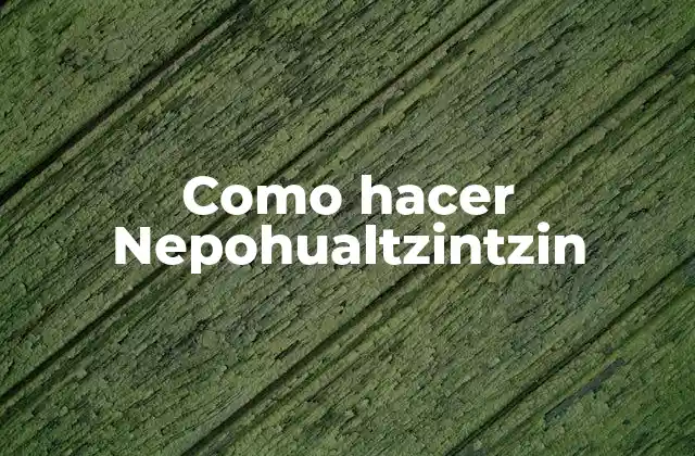 Como Hacer Nepohualtzintzin
