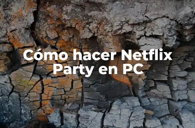 Cómo Hacer Netflix Party en Pc