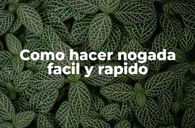 Como Hacer Nogada Facil y Rapido 2 Qué es la nogada y para qué sirve