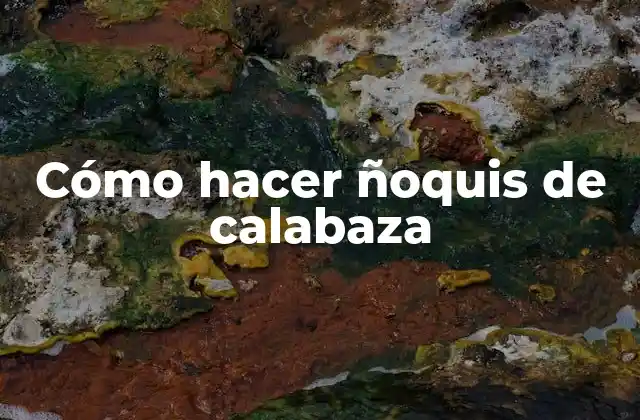 Cómo Hacer Ñoquis de Calabaza 2 ¿Qué son los ñoquis de calabaza?