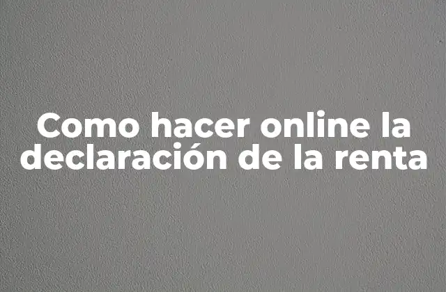Como Hacer Online la Declaración de la Renta 2 Declara online la renta