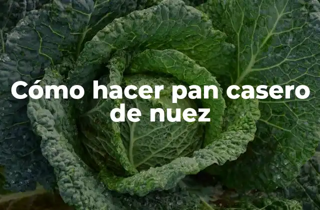 Cómo Hacer Pan Casero de Nuez