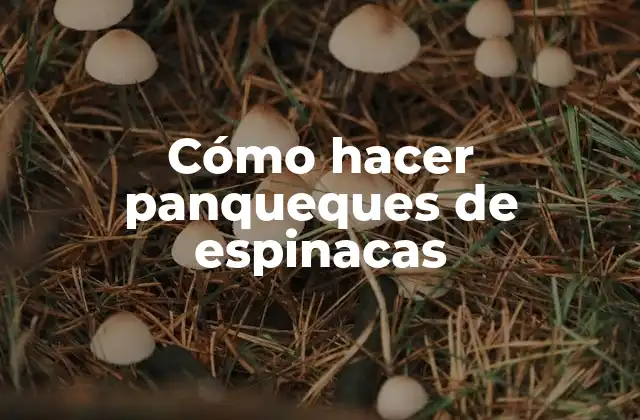 Cómo Hacer Panqueques de Espinacas