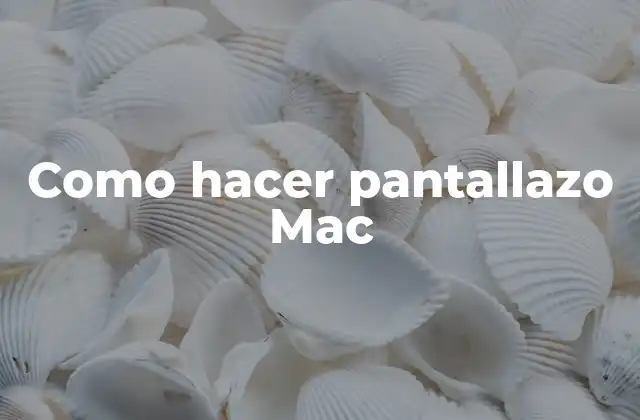 Como Hacer Pantallazo Mac