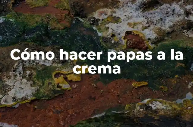 Cómo Hacer Papas a la Crema 2 ¿Qué son las papas a la crema?