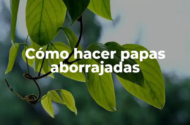 Cómo Hacer Papas Aborrajadas