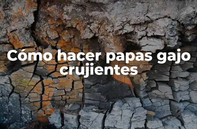 Cómo Hacer Papas Gajo Crujientes