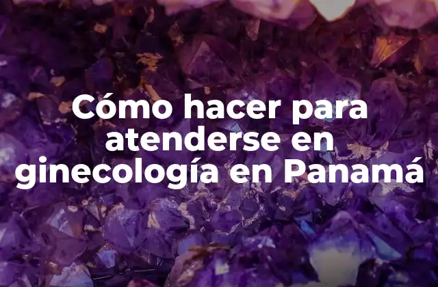 Cómo Hacer para Atenderse en Ginecología en Panamá