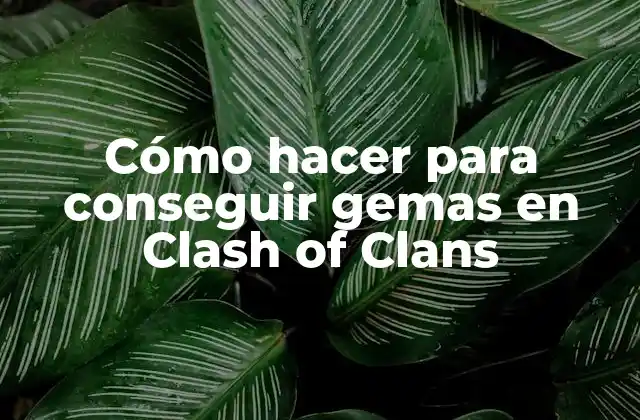 Cómo Hacer para Conseguir Gemas en Clash Of Clans 2 Cómo hacer para conseguir gemas en Clash of Clans
