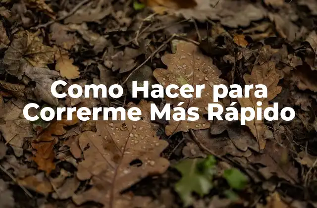 ¿Qué es la Velocidad en el Running y por qué es Importante?