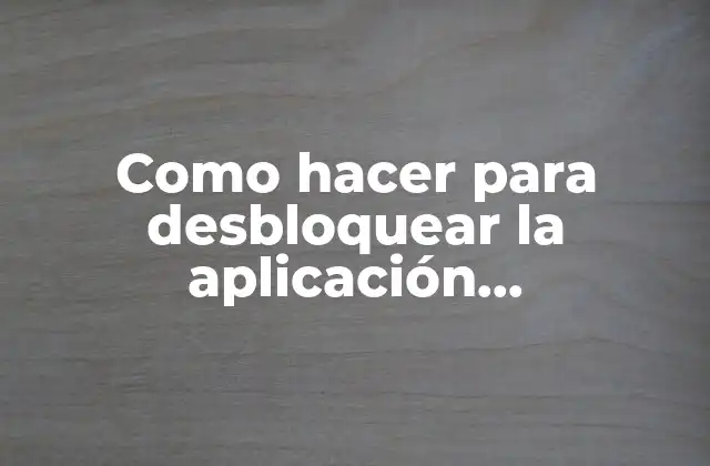 Como Hacer para Desbloquear la Aplicación Security.com System
