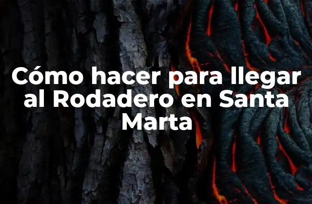 Cómo Hacer para Llegar Al Rodadero en Santa Marta