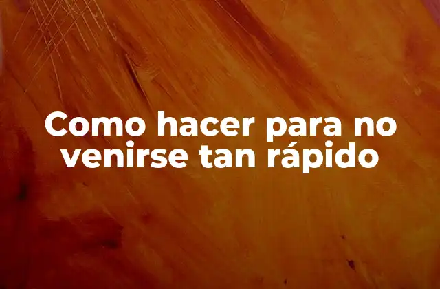 ¿Qué es la precipitación en la intimidad y cómo afecta a las relaciones?