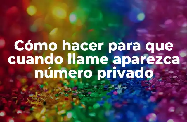 ¿Qué es un número privado y para qué sirve?