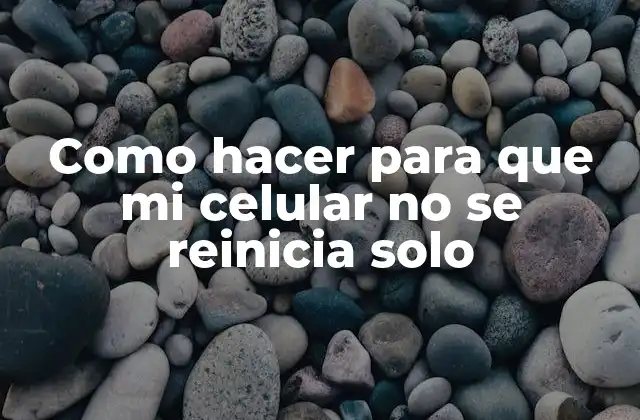 Como Hacer para que Mi Celular No Se Reinicia Solo 2 Solucionar el problema de reinicio automático en celulares