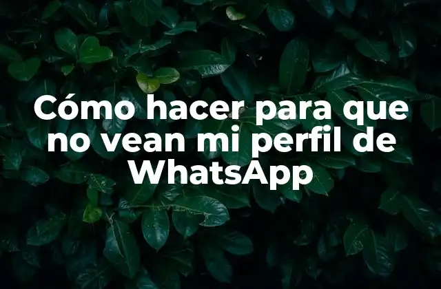 Privacidad en WhatsApp