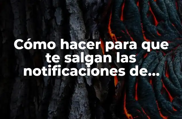 Cómo Hacer para que Te Salgan las Notificaciones de Whatsapp