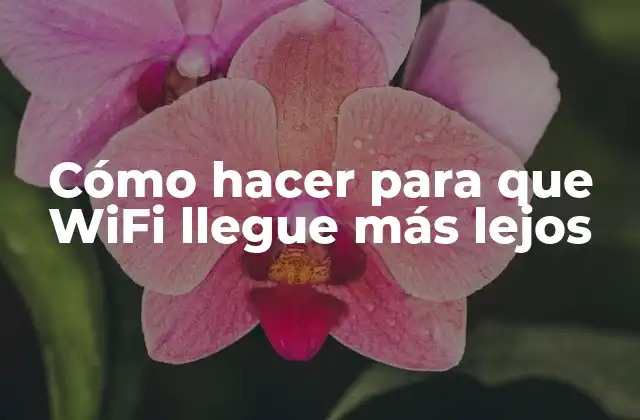 Cómo Hacer para que Wifi Llegue Más Lejos
