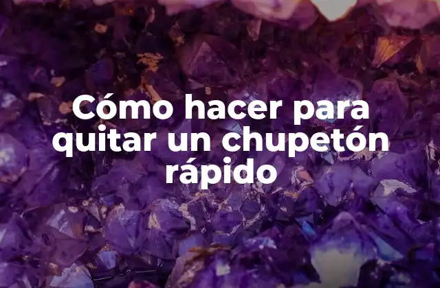 Cómo Hacer para Quitar un Chupetón Rápido