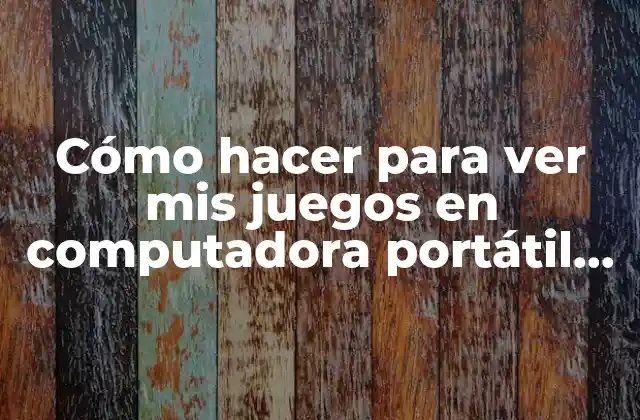 Cómo Hacer para Ver Mis Juegos en Computadora Portátil Hp 2 Conectar tu computadora portátil HP para jugar juegos