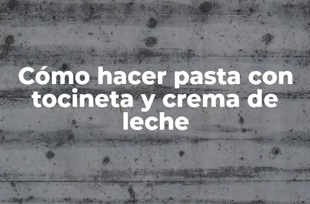 Cómo Hacer Pasta con Tocineta y Crema de Leche