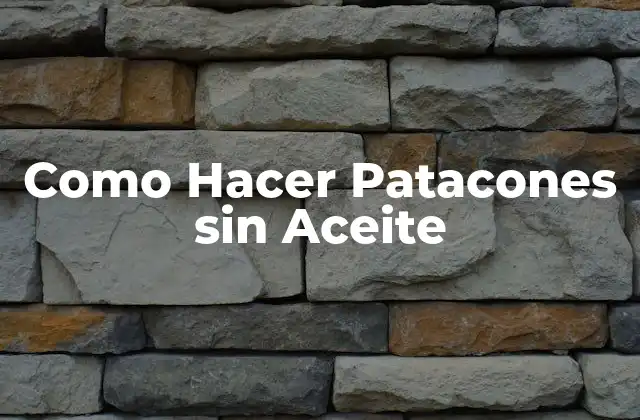 Como Hacer Patacones sin Aceite 2 Como Hacer Patacones sin Aceite