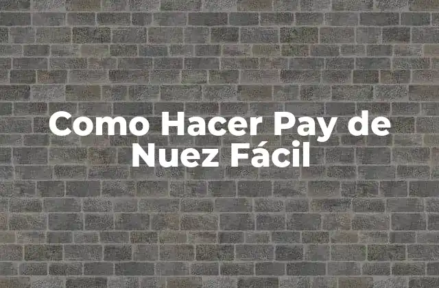 ¿Qué es un Pay de Nuez y para Qué Sirve?