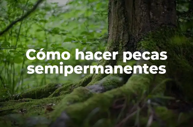 Cómo Hacer Pecas Semipermanentes
